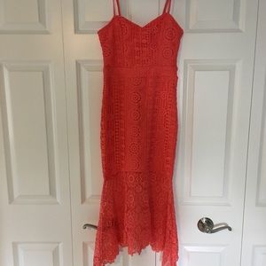 Charlotte Russe coral dress